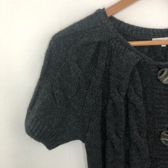 Vince Sculpted Sweater Car Coat Cardigan Alpaca - Picture 4 of 10